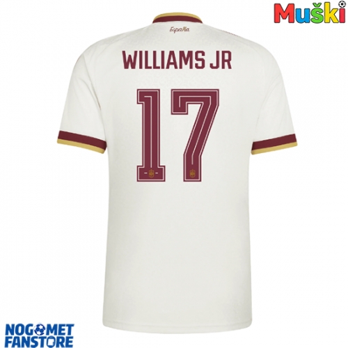 Španjolska Nico Williams #17 Gostujuci Dres SP 2026 Kratak Rukav